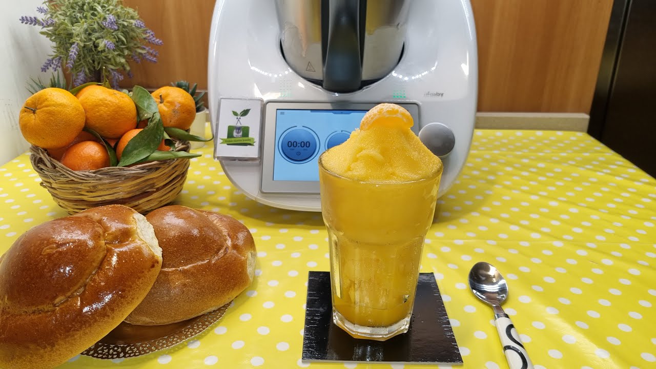 Granita al mandarino perfetta – pronta in pochi minuti con il bimby