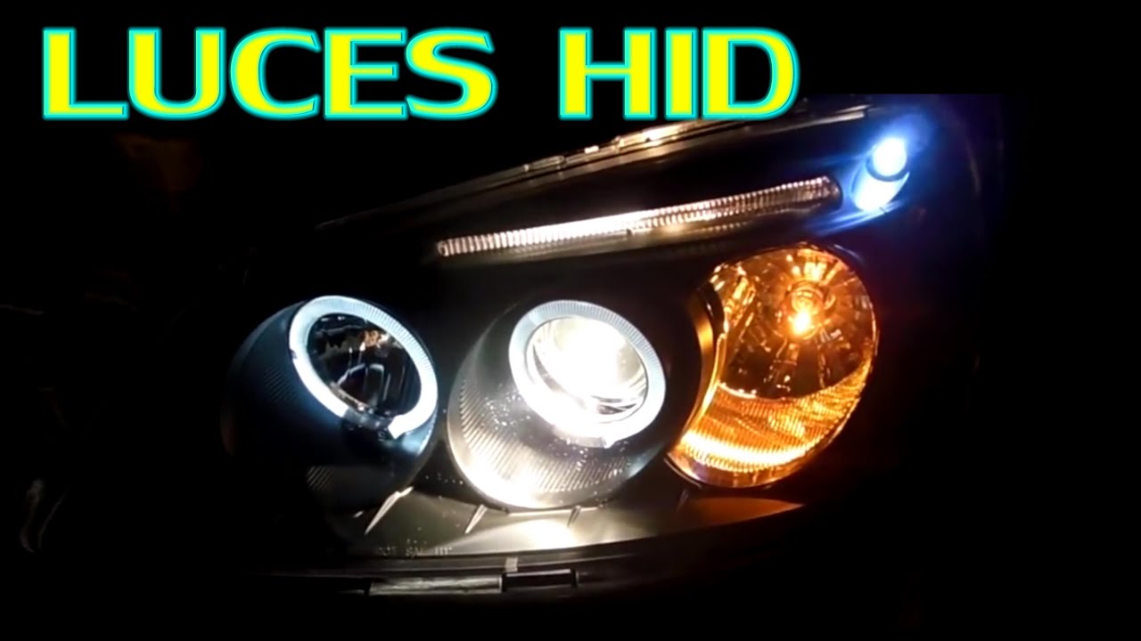 Instalacion electrica de luces frontales con ojo de angel (doble halo)