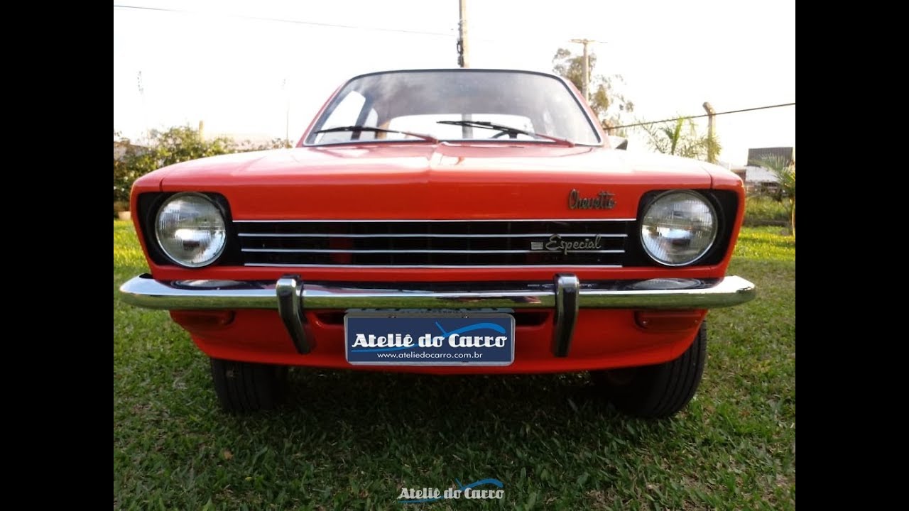 VENDIDO - CHEVETTE LUXO 1975 VERMELHO MARTE - ORIGINAL