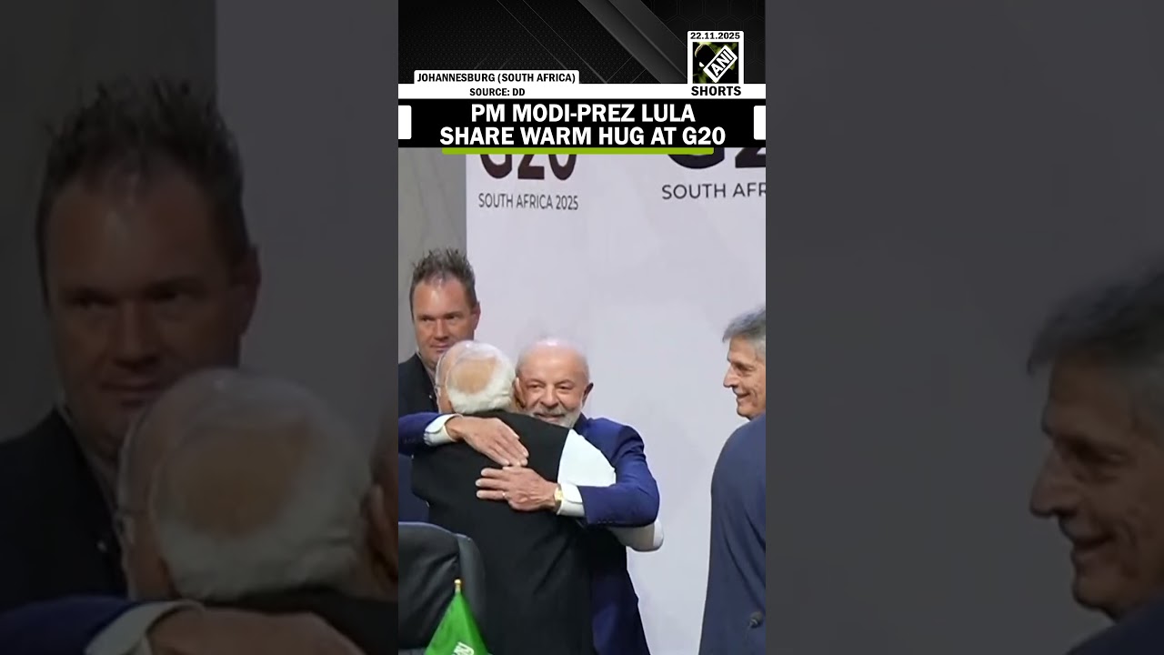 G20 Summit: PM Modi, Brazil President Lula da Silva share warm hug
