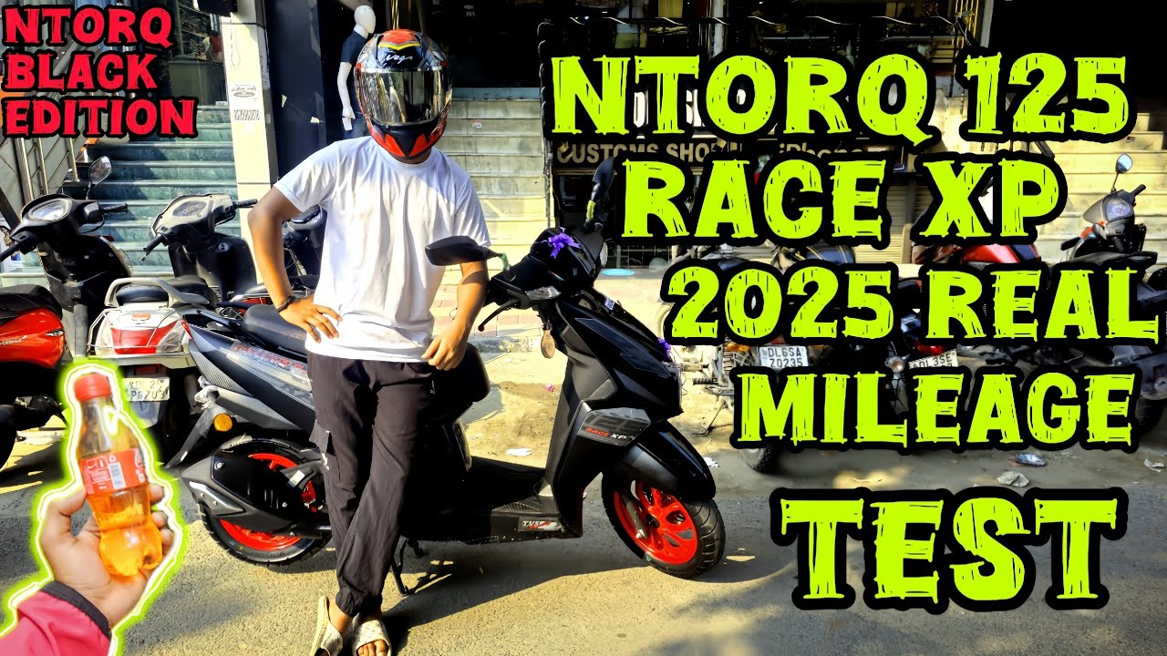MILEAGE TEST OF NTORQ 125 RACE XP | BLACK EDITION @XONEABHI