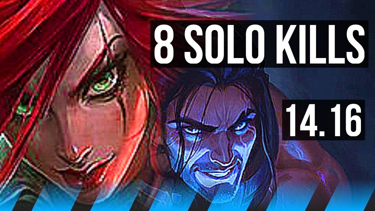 KATARINA vs SYLAS (MID) | Quadra, 8 solo kills, 50k DMG, 900+ games, Dominating | EUW Master | 14.16