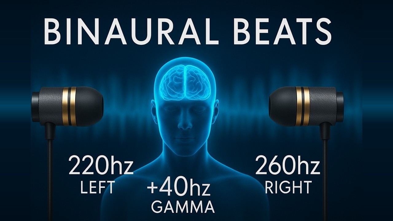 Binaural Beats - Gamma Waves 40Hz • Activate Your Brain • Study, Focus & Memory 2026