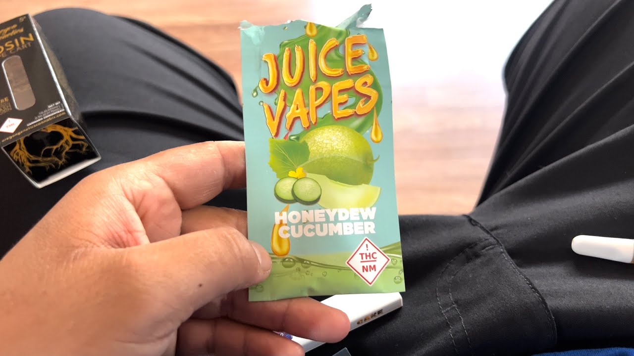 I GOT FADED ON THIS 1 GRAM CARTRIDGE  (JUICE VAPES COMPANY) I TRIED THE HONEYDEW CUCUMBER STRAIN