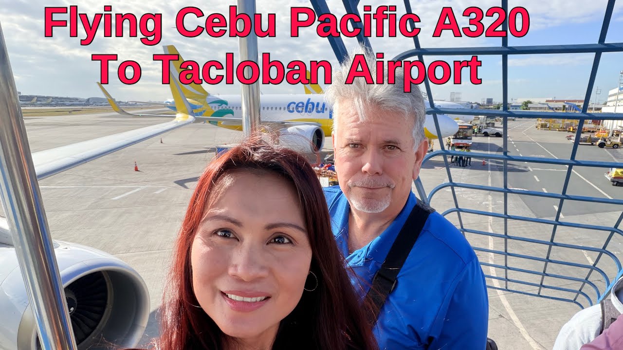 FLYING From Manila to Tacloban Airport  Philippines 🇵🇭 