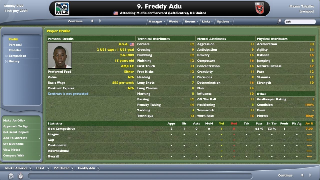 FM 2005 - Wonderkids - Part 1 (1/3)