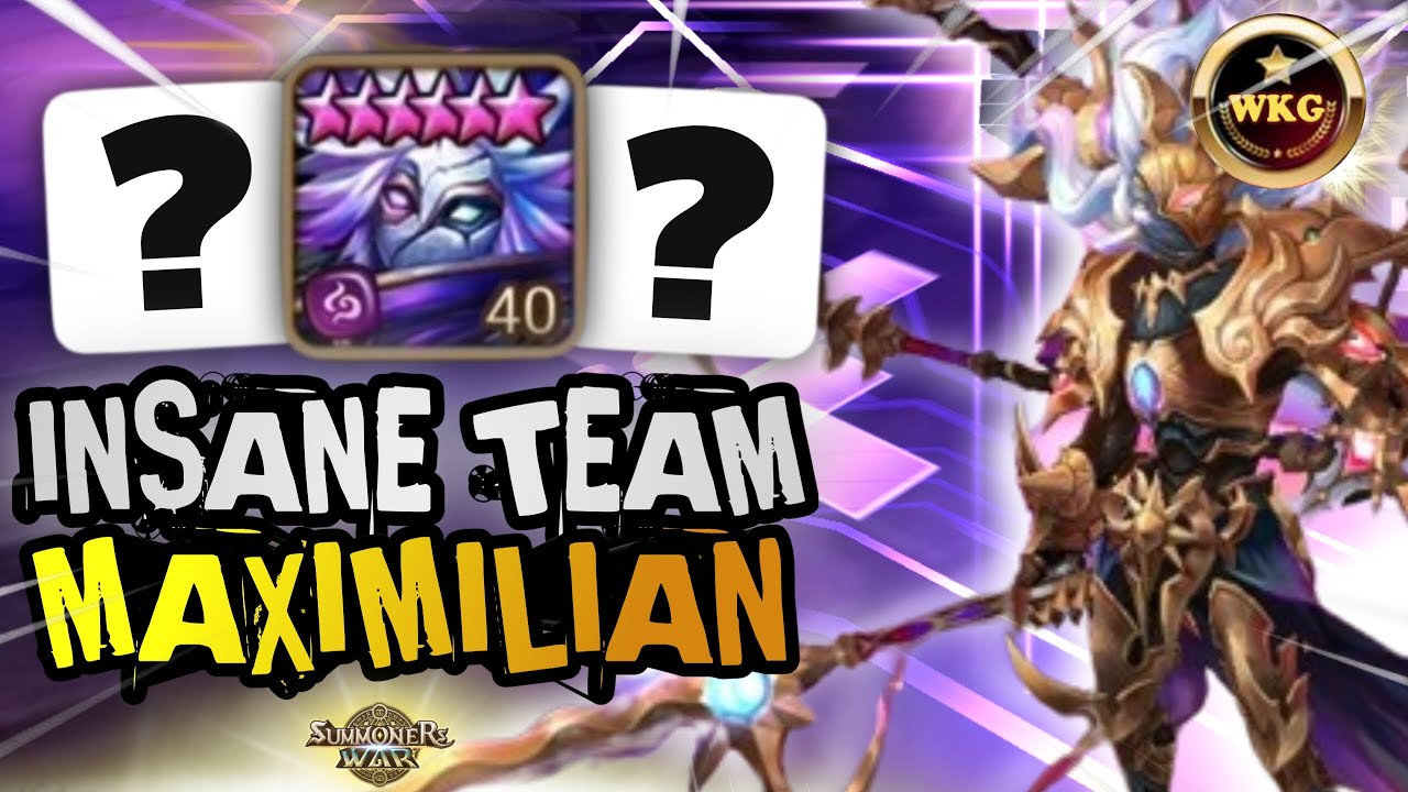 SAFE GUARDIAN with MAXIMILIAN COMBO IN RTA SUMMONERS WAR