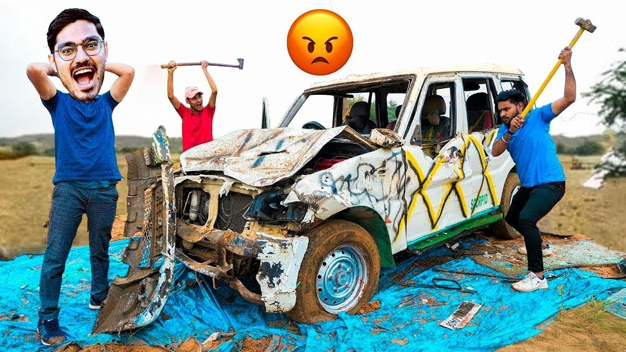 Breaking Amit's New Car Prank   मज़ाक मज़ाक में गाड़ी तोड़ दी   Extreme Prank Gone Wrong