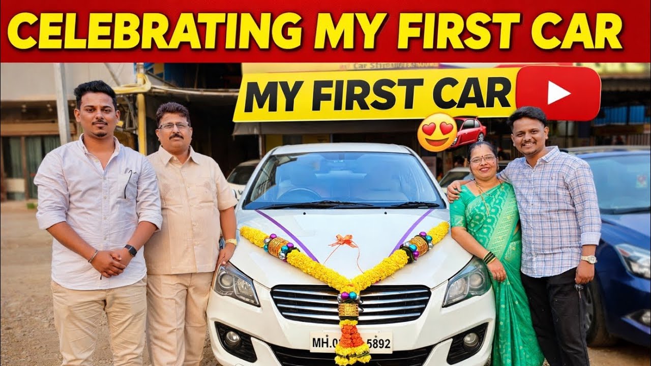 “My First Car 😍 | Maruti Ciaz Delivery Vlog 🚗✨”