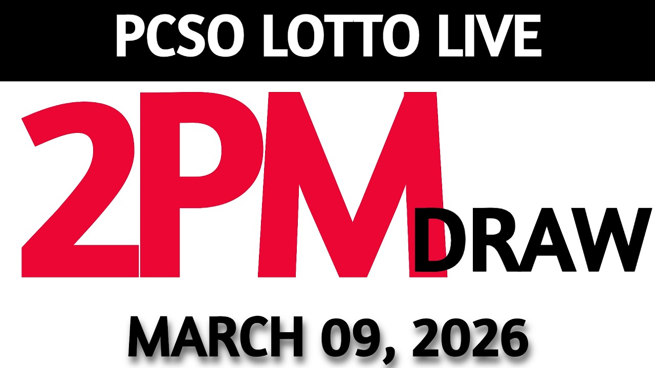 Lotto Result Today 2pm Draw March 09, 2026 Swertres Ez2  PCSO LIVE
