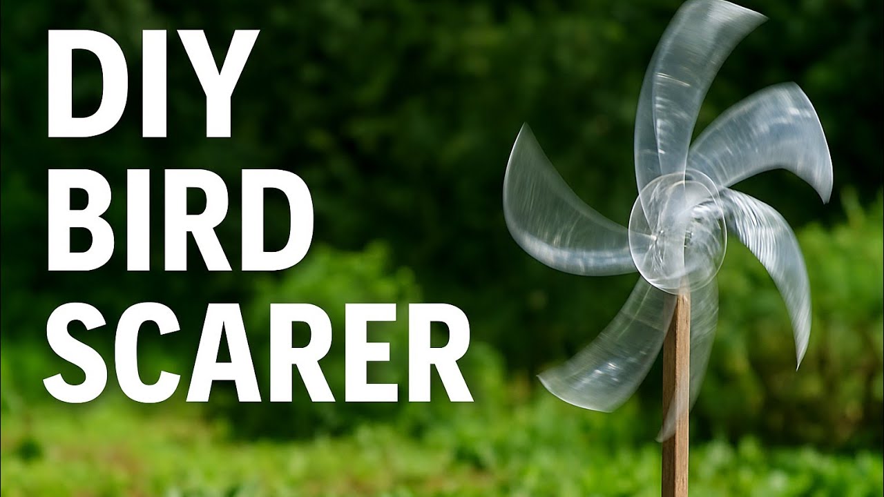 Самодельный отпугиватель птиц, который действительно работает!