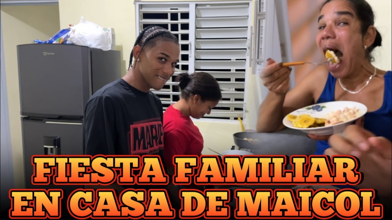 FIESTA FAMILIAR EN CASA DE MAICOL