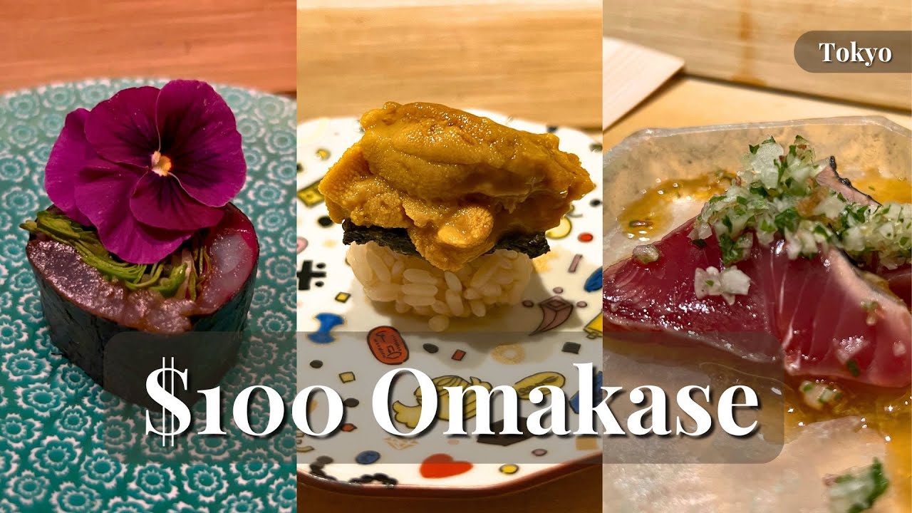 $100 Michelin-Recommended Sushi Omakase in Tokyo | Udatsu Sushi | Food Tour