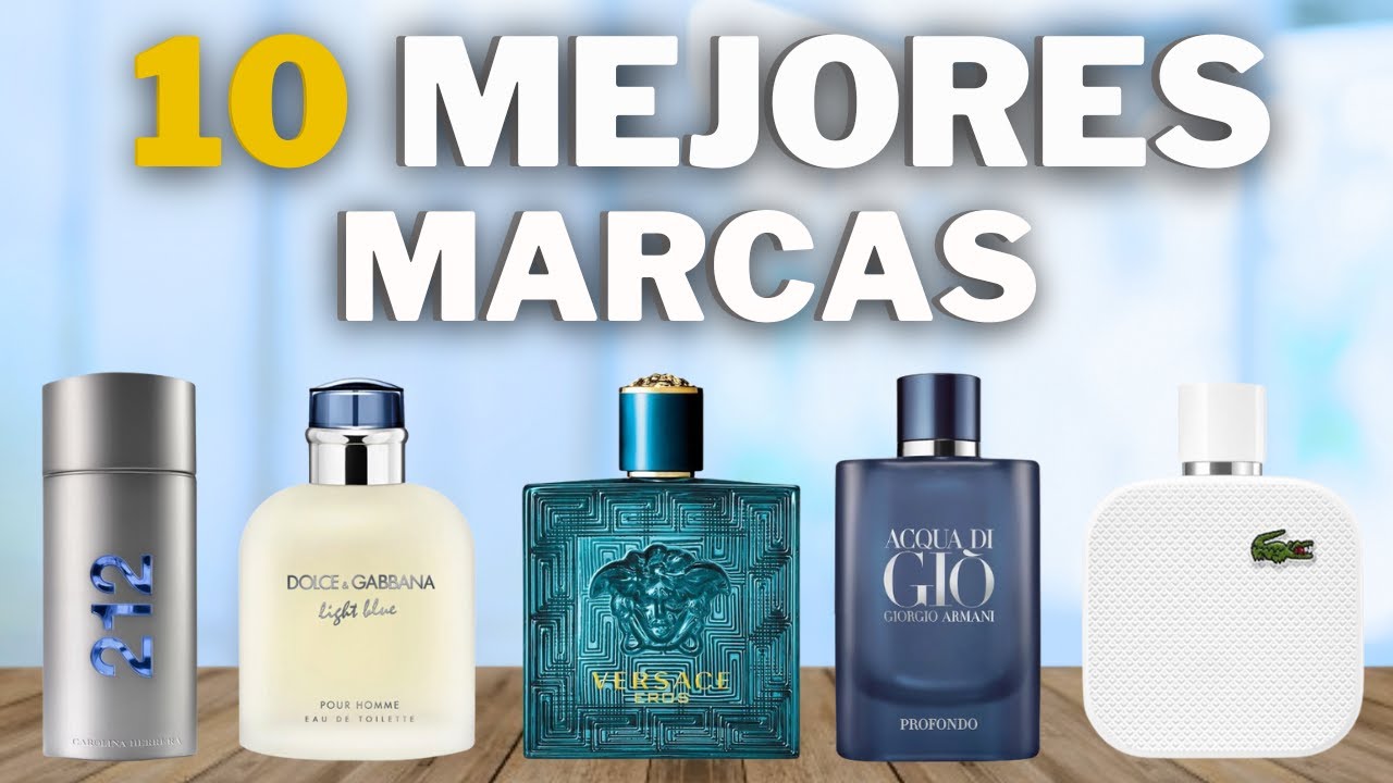 🏆 Las 10 mejores marcas de perfumes para hombre 2025