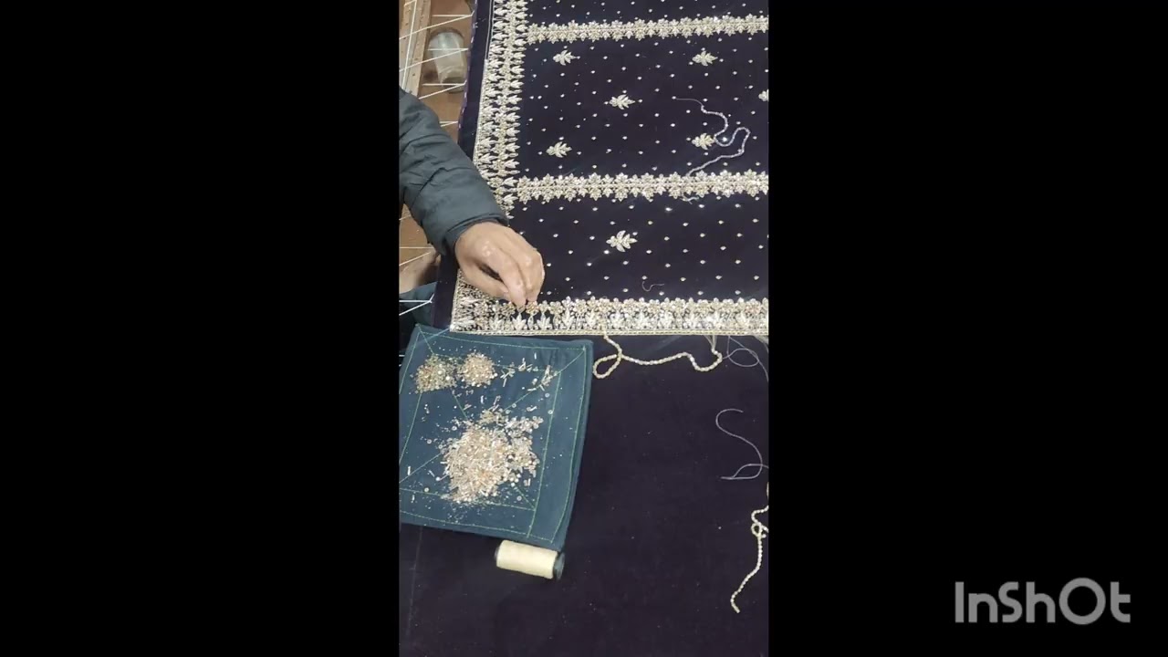 No Machine, Only Skill 💫 Pure Handmade Zari Dress Making | Maryam Emporium 