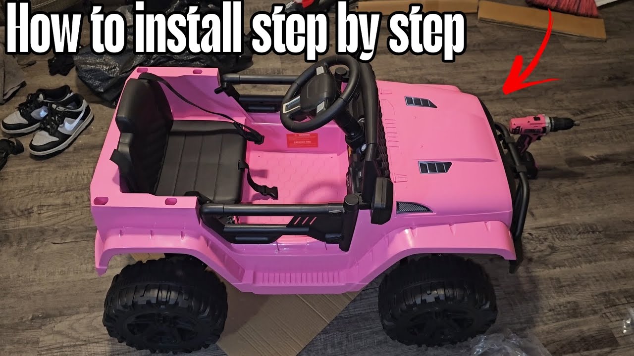 Best Choice Products Kids 12v Jeep Assembly  - Step By Step Install Guide