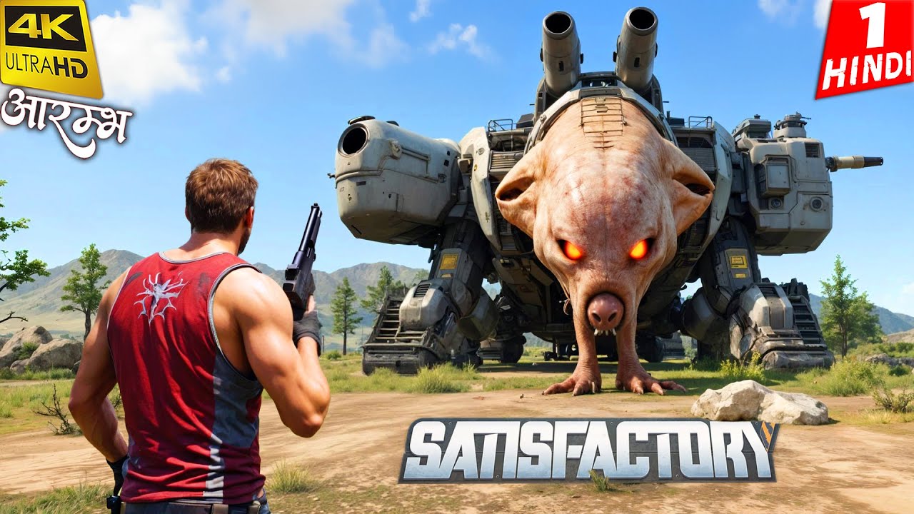 SATISFACTORY | Alien Planet Survival Begins | Part 1 | Hindi Gameplay