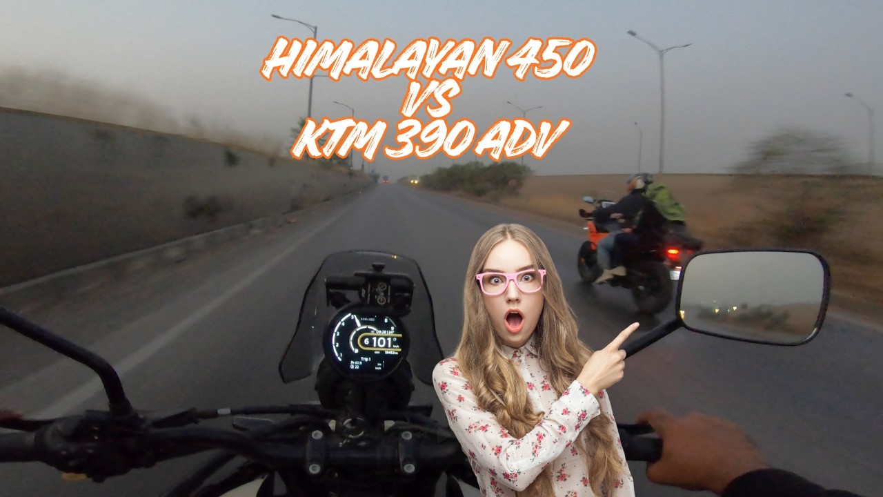 KTM 390 Adventure Rider Wanted a Race With Royal Enfield Himalayan 450