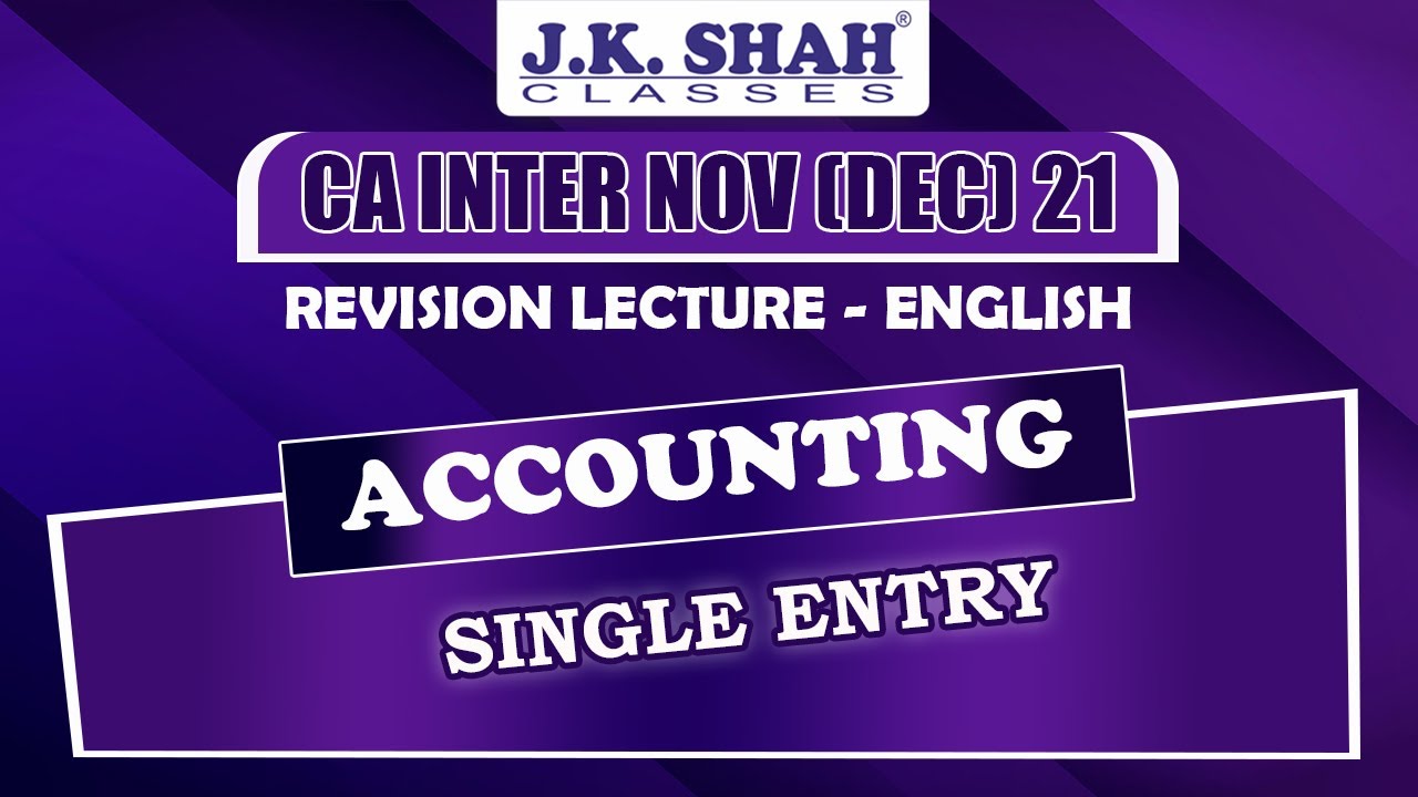 Single Entry | English