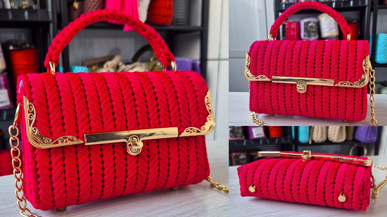 DESVENDANDO O SEGREDO DA BOLSA FÁCIL DE FAZER SEM CROCHÊ!