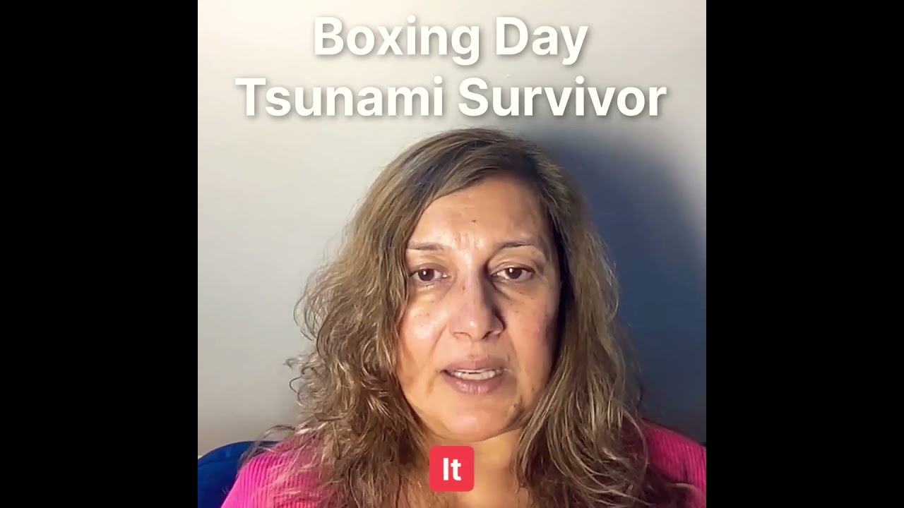 TSUNAMI SURVIVOR Nearly dying saved my life