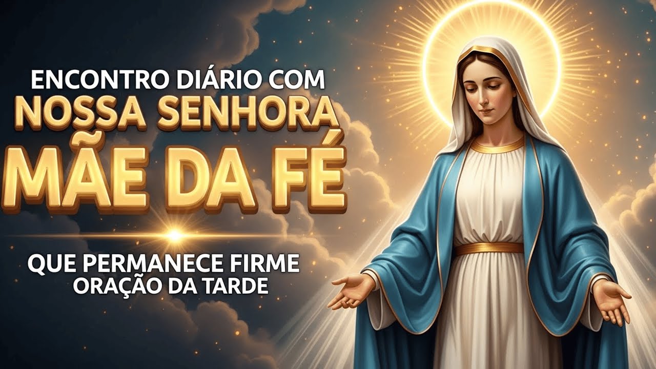 ❤️🙏ENCONTRO DIÁRIO COM NOSSA SENHORA: MÃE DA FÉ QUE PERMANECE FIRME | ORAÇÃO DA TARDE | 16/01/2026
