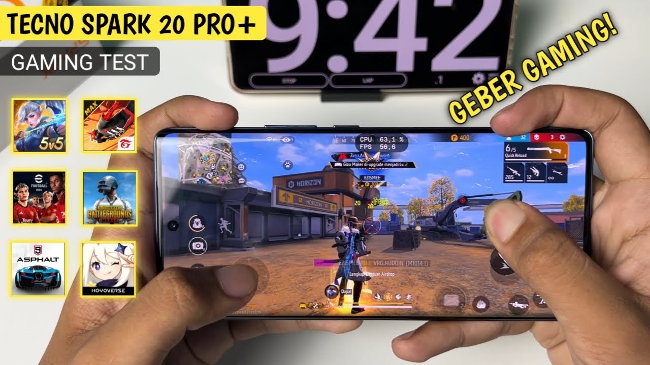 HELIO G99 ULTIMATE KOK GINI? Gaming Test Tecno Spark 20 Pro Plus