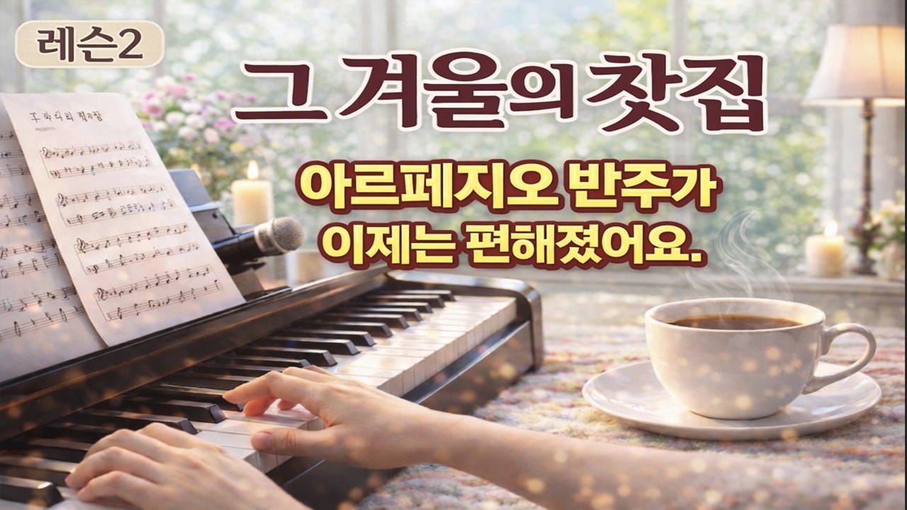 (레슨2) 그겨울의 찻집 배우기/ 그 겨울의 찻집 연주/ 그 겨울의 찻집 피아노/ 가요반주