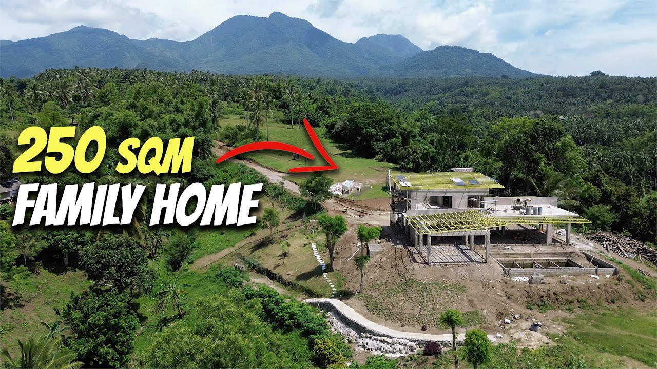 ПРОГРЕСС за 5 месяцев: строим наш дом на Филиппинах — обзор на 360° с вершины холма