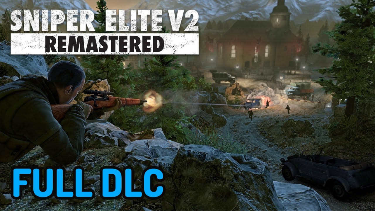 Sniper Elite V2 Remastered - Full DLC Challenge / Complete Playthrough Gameplay
