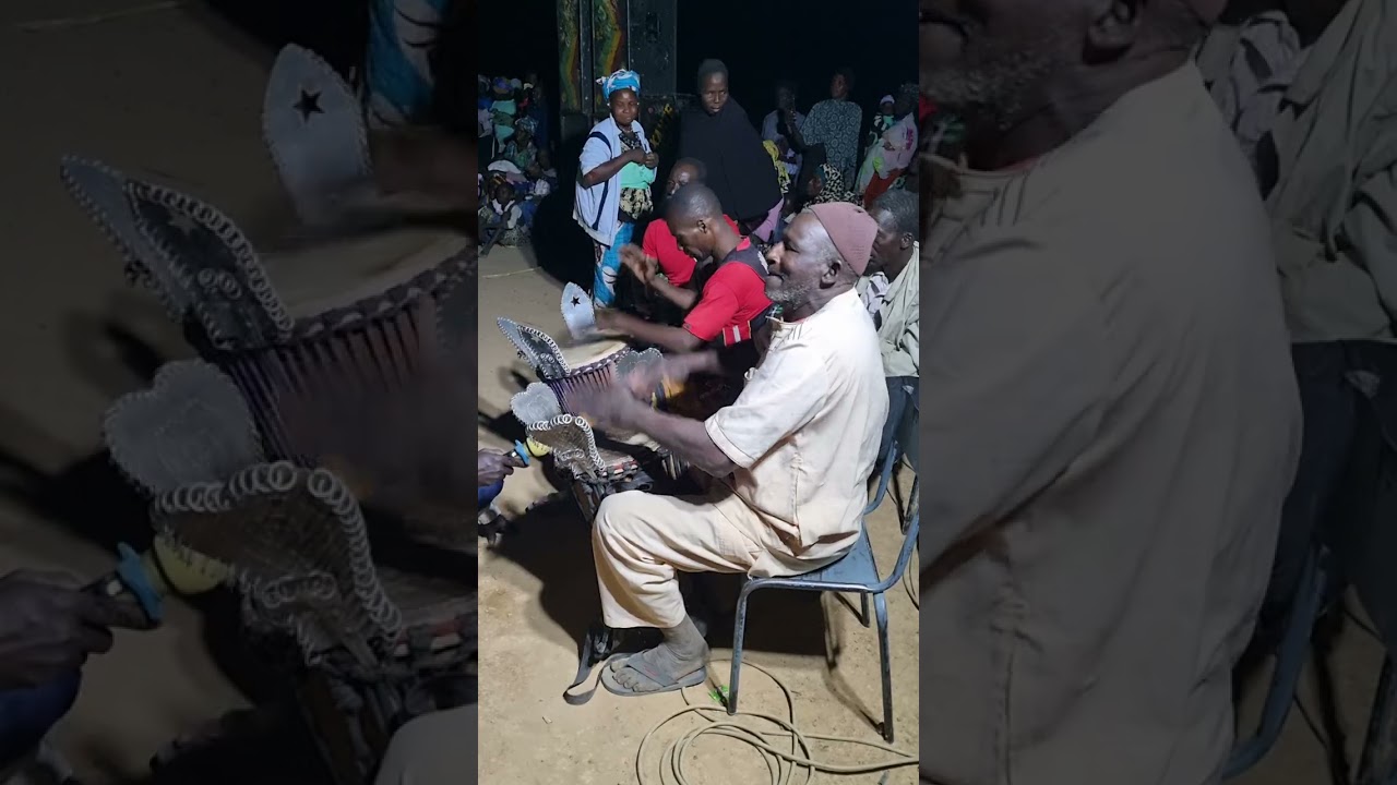 Dembafoli in Tabou village with old master djembefola #MaliFoli 🇲🇱