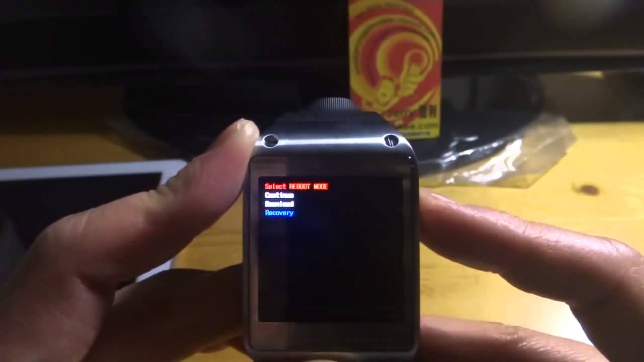 شرح طريقة ضبط المصنع او Recovery mode لساعة galaxy gear 2