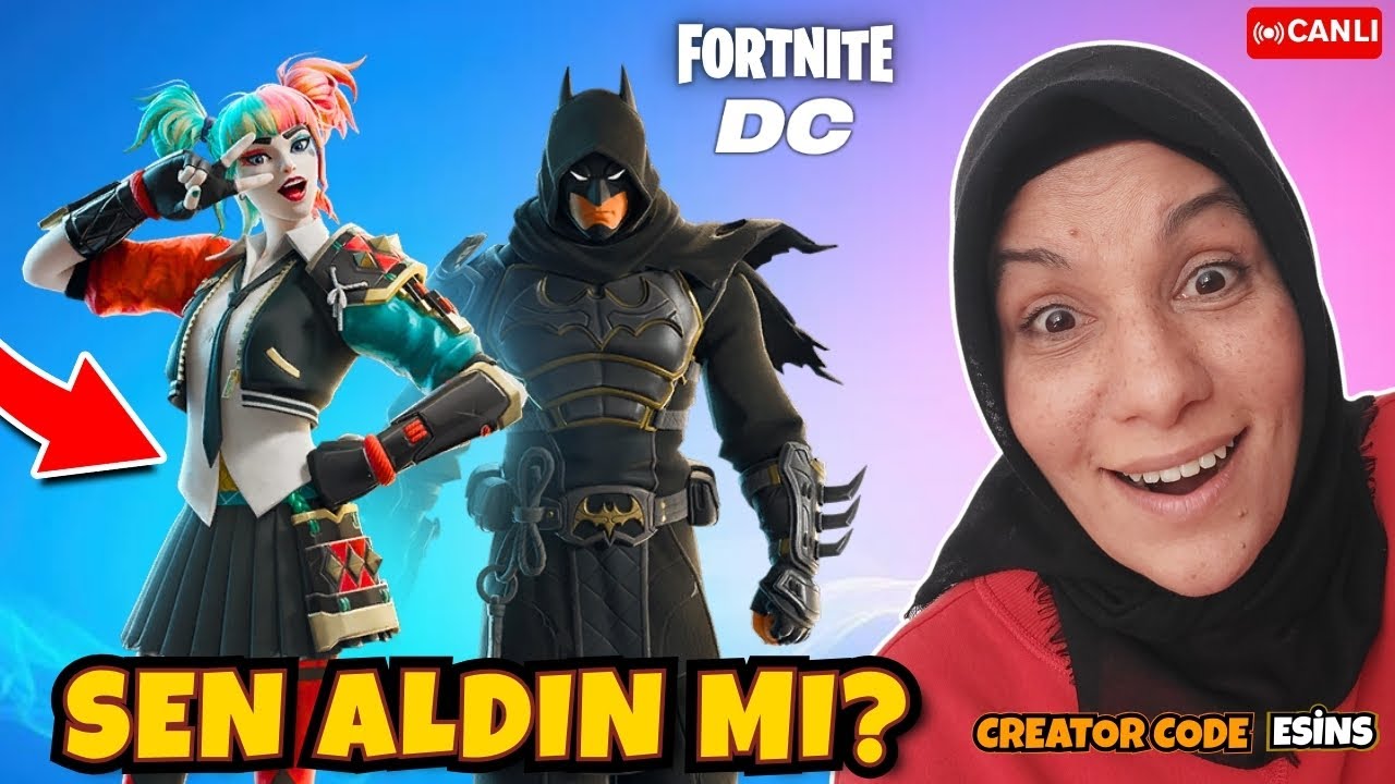 Harley Quinn & Ninja Knight Batma FORTNITE MAĞAZADA | CUSTOM CANLI