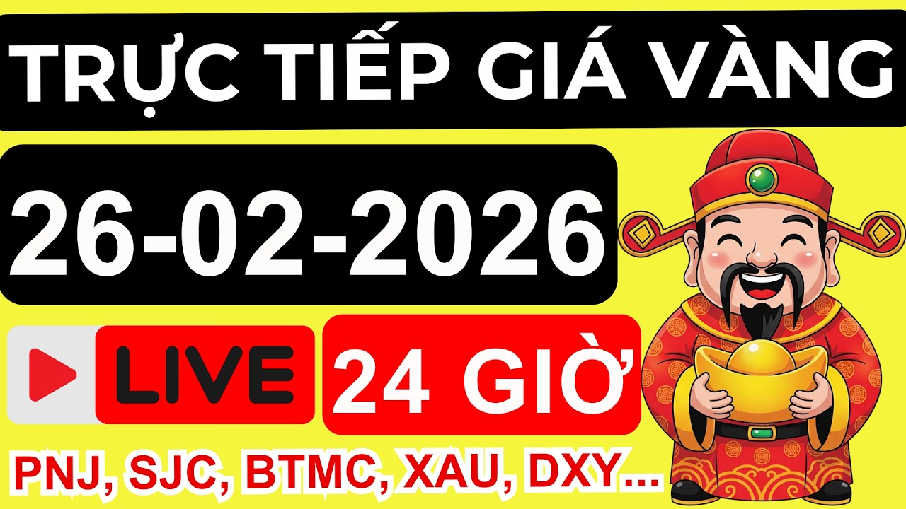 🔥 Giá vàng hôm nay 20/02/2026 – SJC, DOJI, Mi Hồng, PNJ, BTMC, Phú Quý, 9999, 24K biến động ra sao?