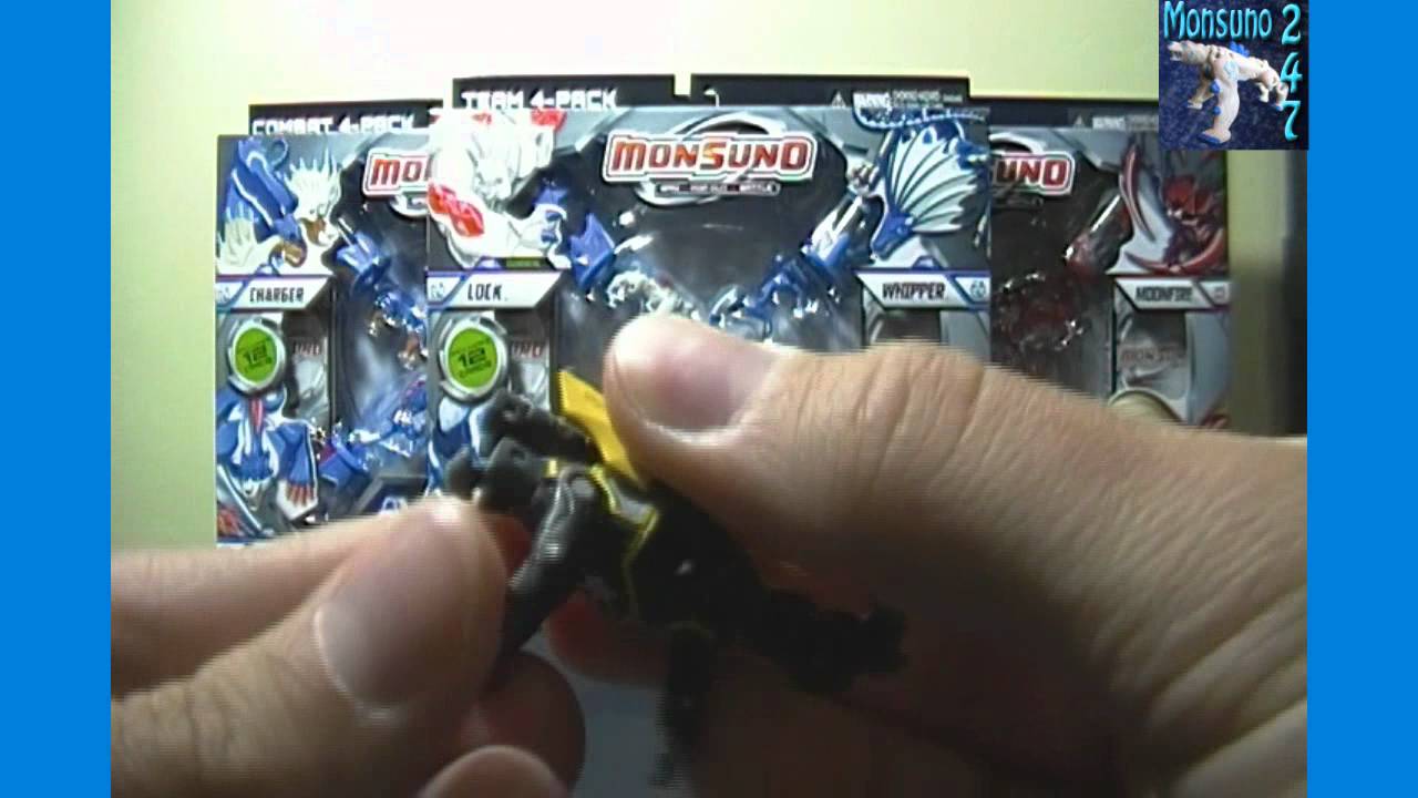 Opening a Monsuno Toy Figure 2-pack with Longfang & Hydro Wave #2