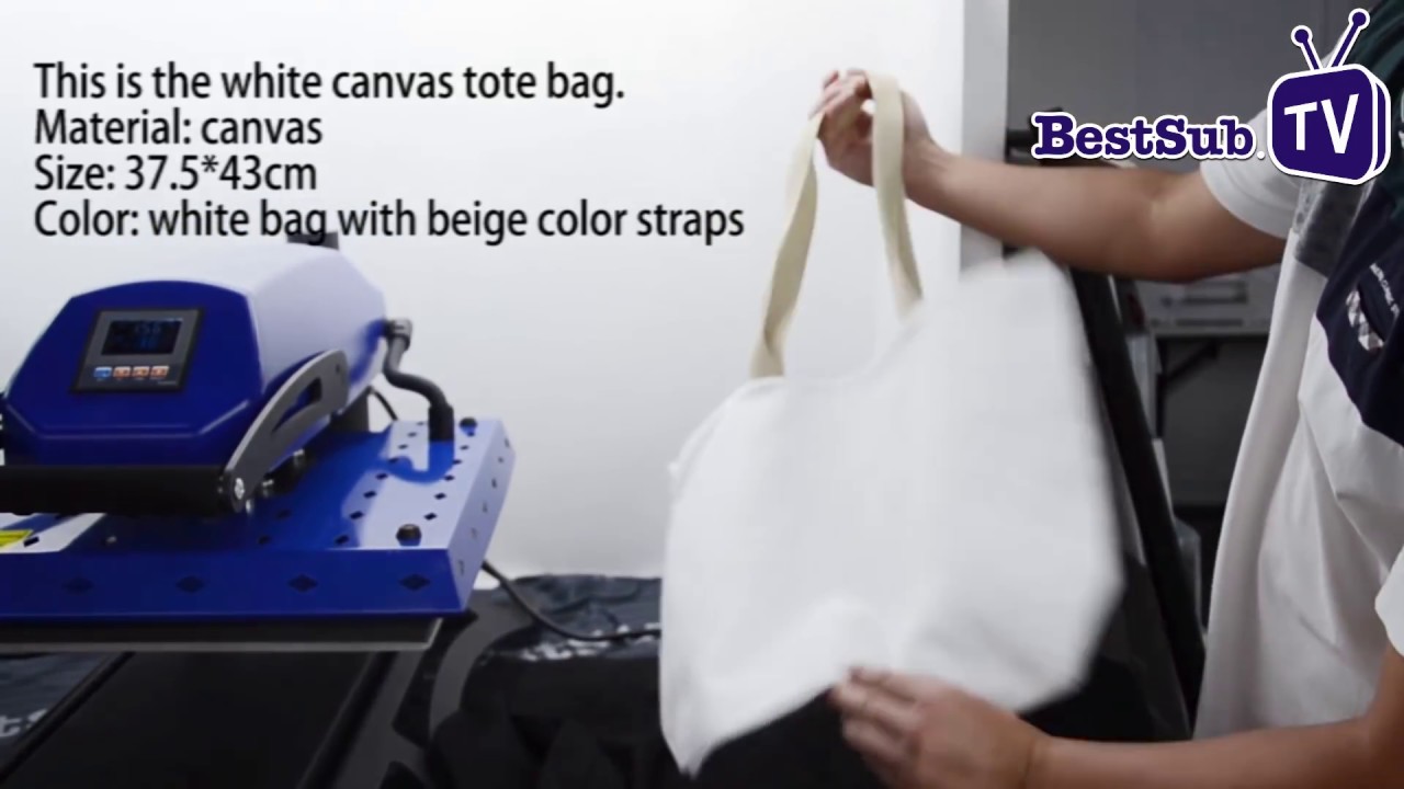 How to Sublimate Canvas Tote Bags