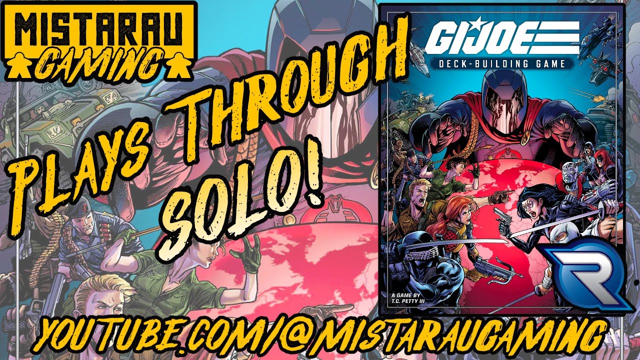 Mista Rau Gaming SOLO! G.I. Joe Deck-building Game