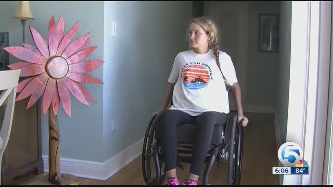 Paralyzed teen fights to regain mobility