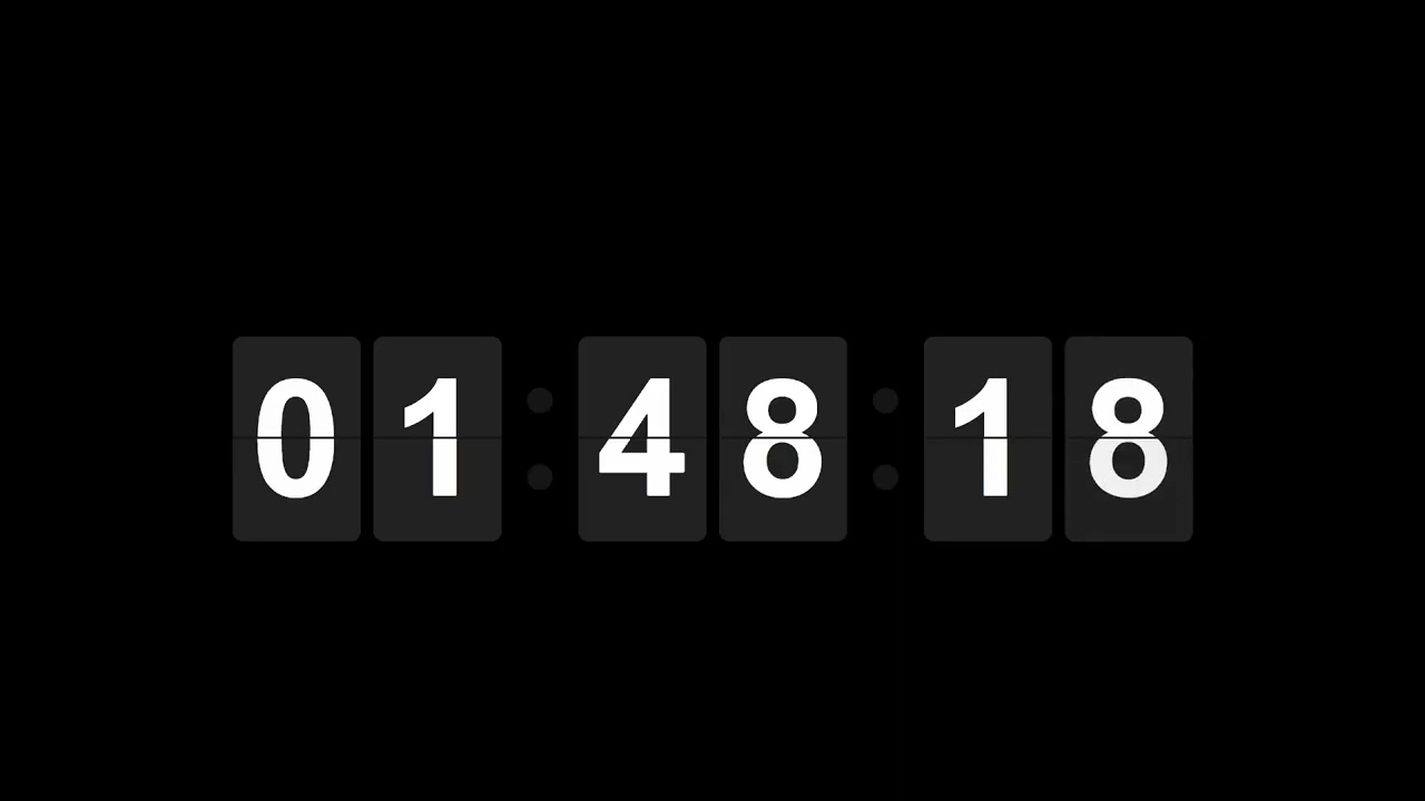 2 Hour Countdown Timer | Silent (Alarm at End)