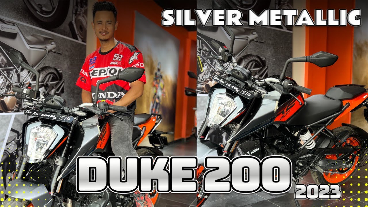 Duke 200 New 2023 Colour Op | Silver Metallic | Ktm Baneshwor #ktmduke #ktm200 #nixallvlogs