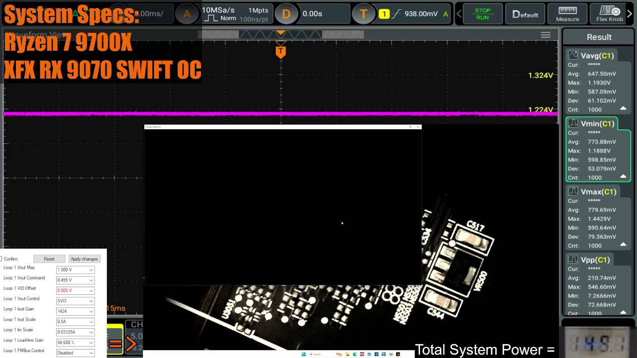 Pushing the RX 9070 to it's limit.