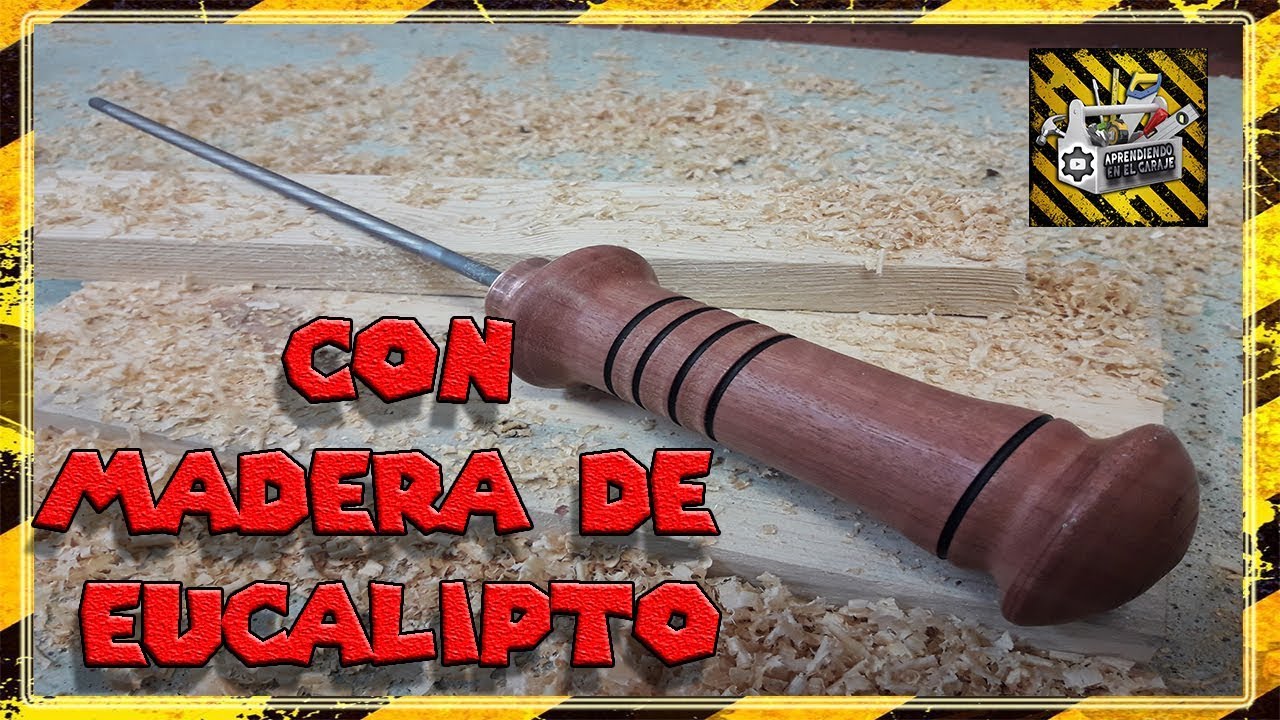 Como hacer el mango de un limaton con torno 😊