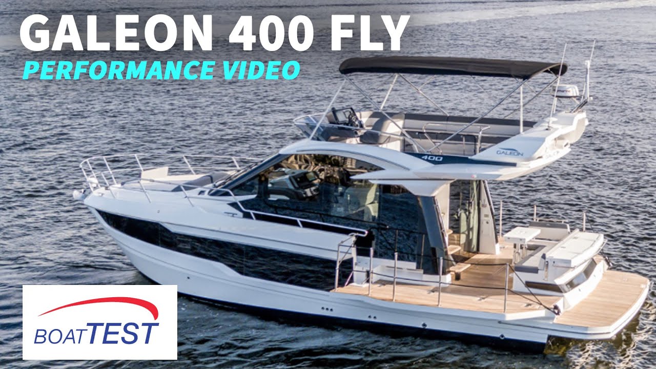 Galeon 400 FLY (2021) — тестовое видео