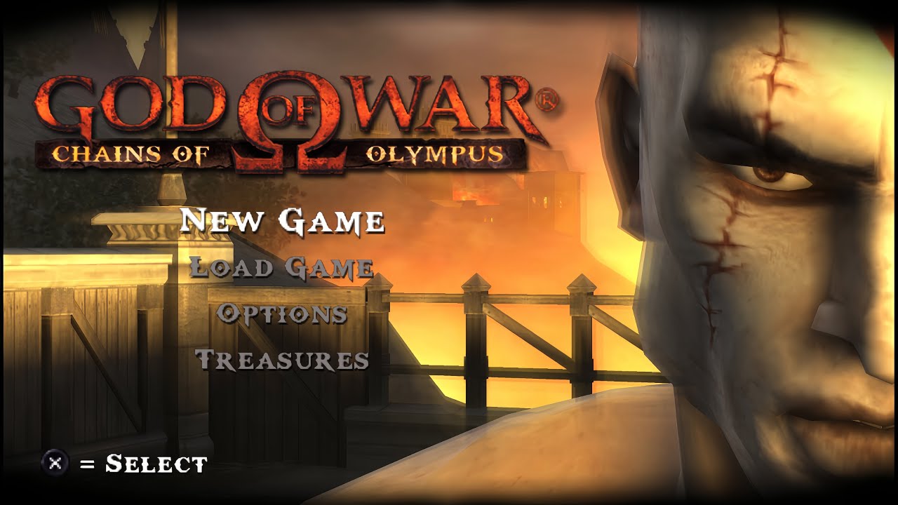 PERSENJATAAN UDH LENGKAP NIH | GOD OF WAR CHAINS OF OLYMPUS VERSI PSP