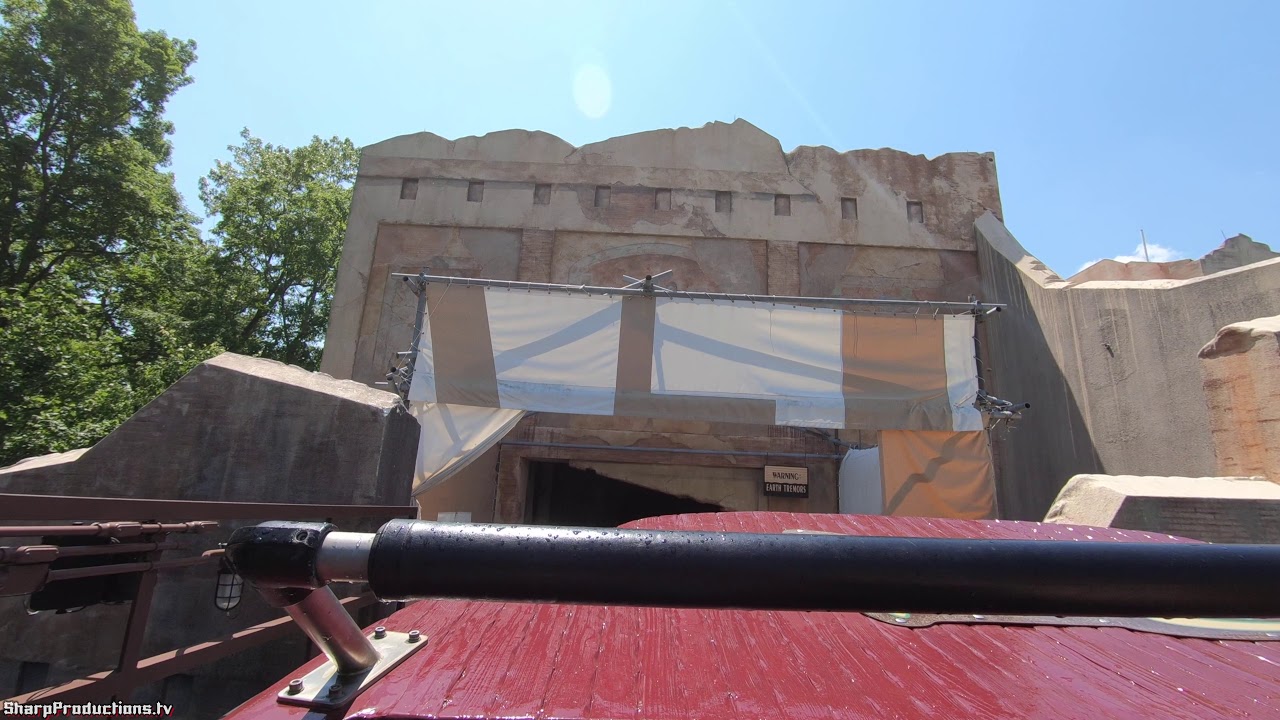 Escape From Pompeii (4K On-Ride) Busch Gardens Williamsburg