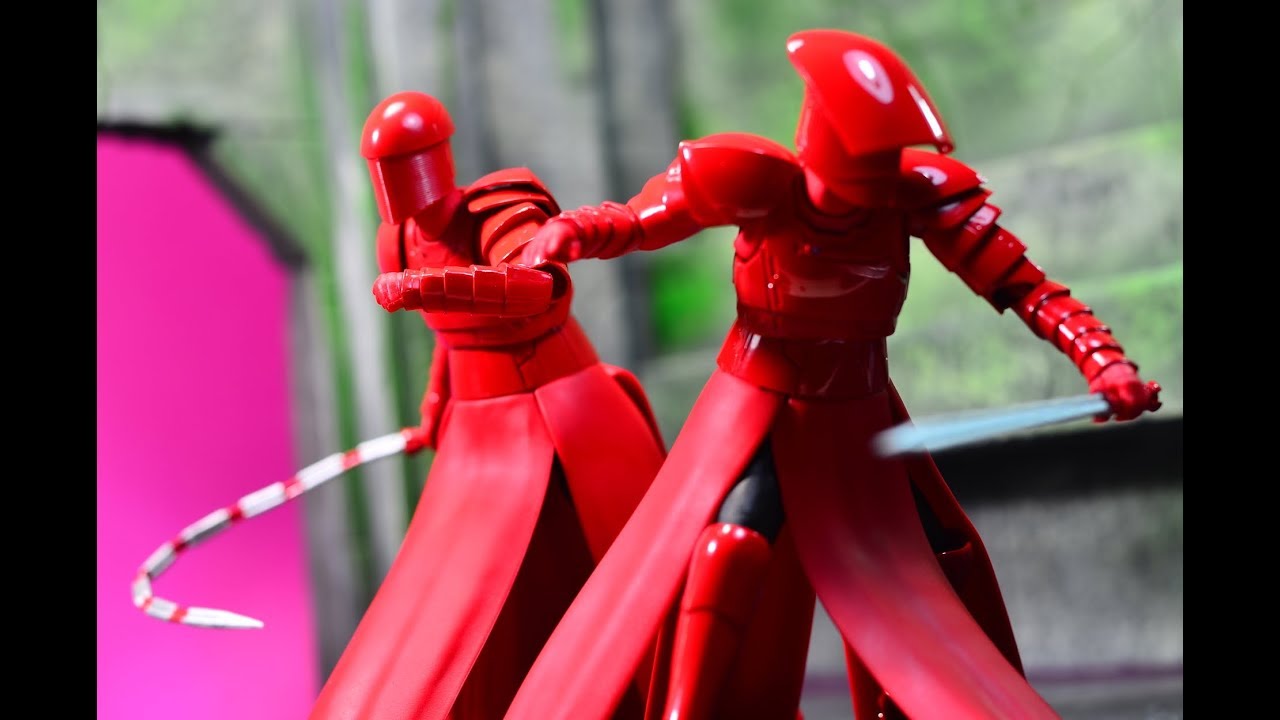 Bandai S.H. Figuarts Star Wars Last Jedi Elite Praetorian Guard (Whip Staff) Review