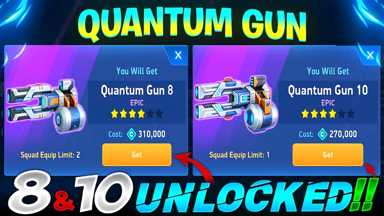 I BOUGHT QUANTUM GUN 8 & 10!! 😍❄️ || GAMEPLAY || MECH ARENA || HRG ||