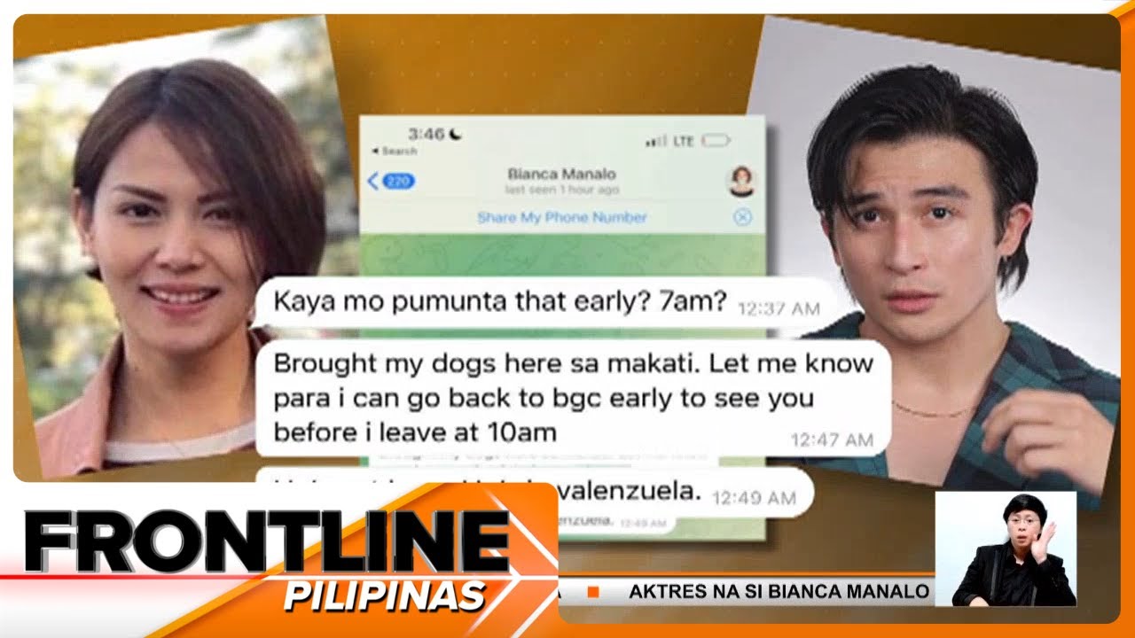 Bianca Manalo, umalma sa pagkakaugnay sa kanya sa isyu umano ni Rob Gomez | Frontline Pilipinas