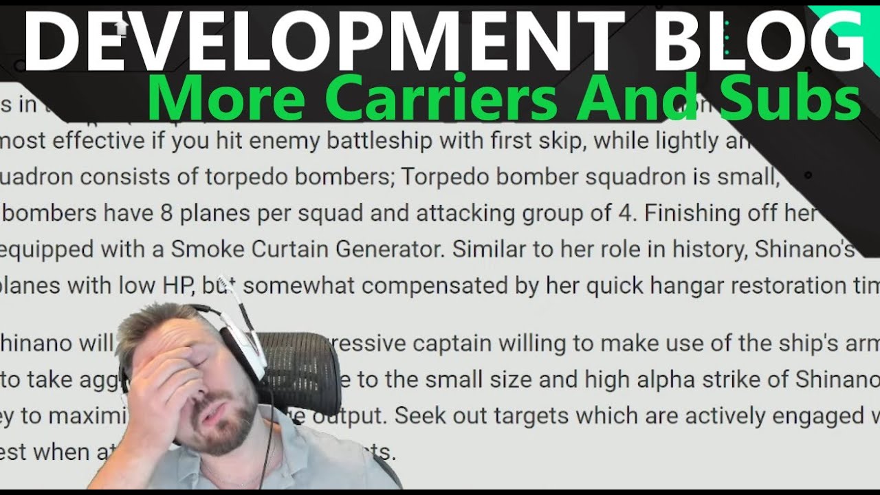 Development Blog - More CVs And Subs