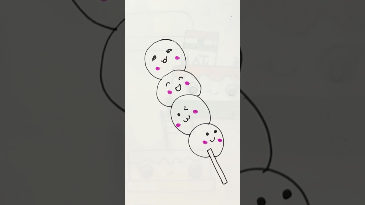 Easy candy drawing ideas for kids 